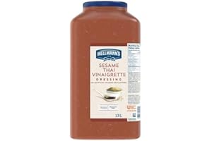 HELLMANN'S Sesame Thai Vinaigrette Dressing, Gluten Free, No Artificial Colours, 3.78 L