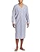 Majestic International Men's Bengal Striped Nightshirt
