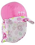 SunBusters Girls Flap Hat, UPF 50+ Sun Protection Sun Hat