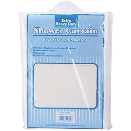 National Brand Alternative 553025 Institutional Shower Curtain By