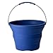 Infusion Living Collapsible Bucket, Stainless Steel and Silicone, 2-Gallon Capacity