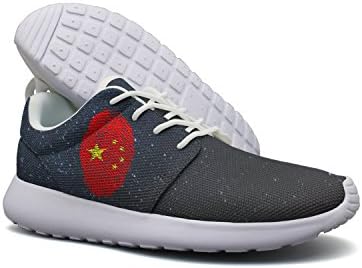 China Country Flag Fingerprint Women Lightweight Walking Shoes Casual Sports Running Shoe Fashion