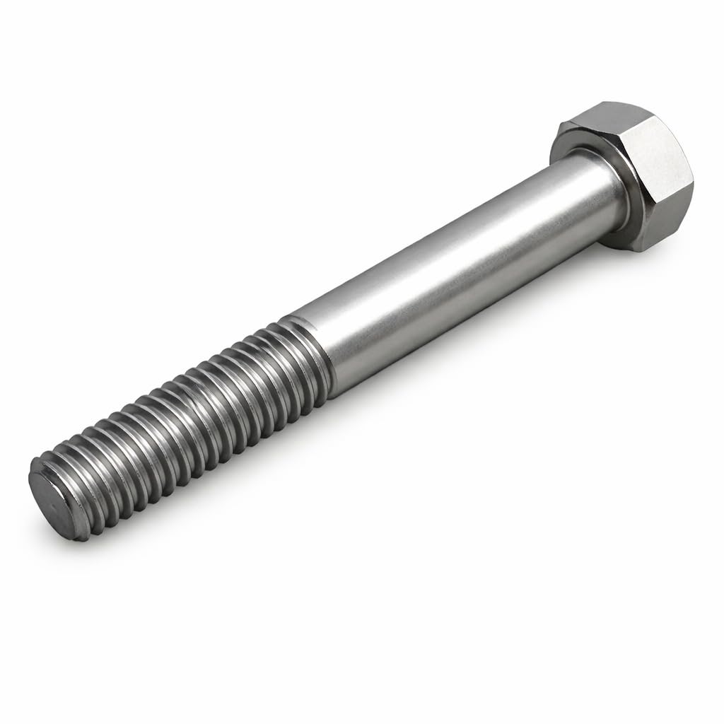 Hexagon Head Bolts With Shank (Pack of 2) Hex Bolts Class 8.8 High Tensile Zinc Plated Steel Mechanical Hex Screws Certified Standard DIN931 ISO 4014 M16X55 (10 mm x 55 mm)