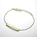 Absolute Rate Your Name Bar Bracelet Personalized Gift Dainty Engraving Plated Bracelet Bridesmaid Wedding Graduation Birthday Gift