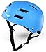 Flybar Bike Helmet- Multi Sport Dual Certified Adjustable Dial, Skateboard Helmet, Roller Skating, Pogo, Electric Scooter, Snowboard, Boys and Girls Kids- Adults Helmets (Blue,S-M)
