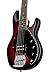 Sterling by Music Man StingRay Ray5 Bass Guitar in Ruby Red Burst Satin, 5-String