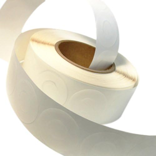 CS Hyde Washers UHMW Acrylic Adhesive, 0.010" Thick, 1/2" OD x 5/32" ID (49 pcs/roll)