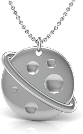 The Best Sterling Silver .925 Planet Space Galaxy Symbol Pendant Necklace