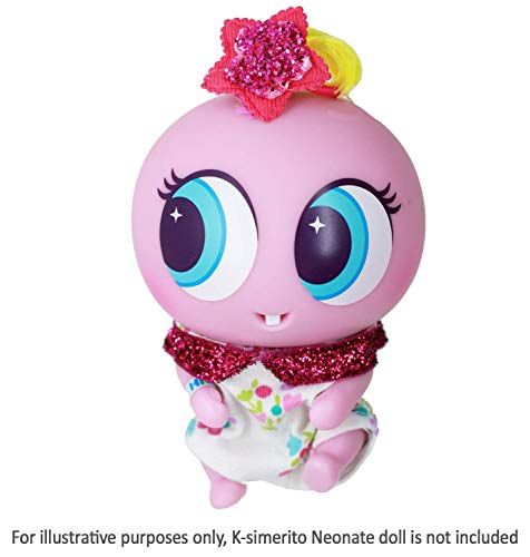 Distroller Ksimerito Fuchsia Outfit w/ Star Scrunchie - Nerlie Neonate Baby Doll Accesories