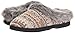 Dearfoams Women's Pattern Knit Clog with Lurex, Oatmeal, M Medium US