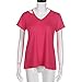 Iusun Women Summer V-Neck Short Sleeve T-Shirt Casual Blouse Tops (Hot Pink, XL)