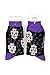 Foot Traffic, Women's Fantasy Socks, Sugar Skull (Shoe Sizes 4-10)
