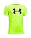 Under Armour Boys' Tech Big Logo Printed Short Sleeve T-Shirt, Fuel Green/Black, Youth Medium