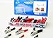 SWORDFISH 61030 60pc Electrical Clip Alligator Charging Clip Electrical Test Lead Connector Assortment