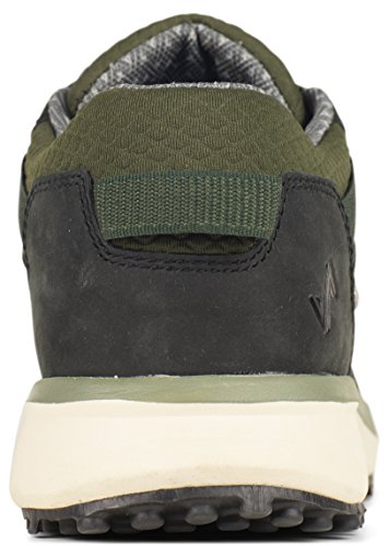 Forsake Range Low - Women's Waterproof Leather Approach Sneaker (10 B(M), Black/Olive) - Thumbnail 4