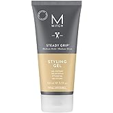 MITCH by Paul Mitchell Steady Grip Hair Gel for Men, Medium Hold & Shine, For All Hair Types, Especially Fine to Medium Hair, 5.1 fl. oz.