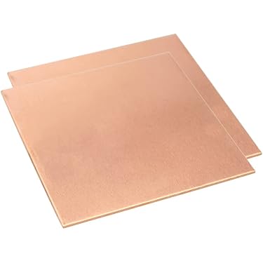EVOLUT18 Pure Copper Sheet - 6 X 12 Inches, 18 Gauge (0.040") Thick For Crafting, Repairs & DIY Projects - View #5