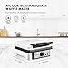 AICOOK 2-Slice Non-Stick Belgian Waffle Maker, 1200W No-Drip Waffle Iron with Browning Control, Indicator Lights, Compact Design, Easy Clean and Store