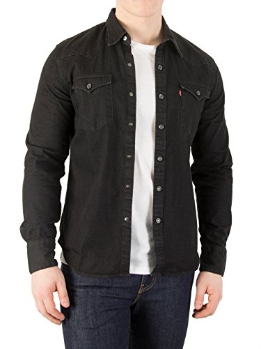Levi's Barstow Western Shirt Black - Black - M