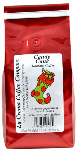 La Crema Coffee Stocking, Candy Cane, 12-Ounce Packages (Pack of 2)