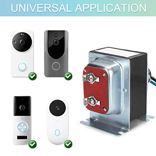 AXABING Doorbell Transformer, Door Chime Transformer Compatible with