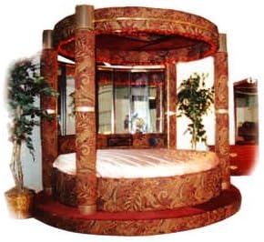 Luxury Design Bedding Royal 4 Column New Millenium Round Step up Bed King Size New Item!!!Made in USAON Sale Now