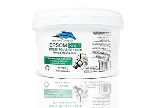 Equine Horse Poultice Bath Epsom Salt Soak - 2.5 kg | Muscle & Hoof, Joint Care | Natural Relief & Promotes Recovery | High Purity & Economical