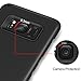 TORRAS Slim Fit Galaxy S8 Case Hard Plastic PC Ultra Thin S8 Mobile Phone Cover Case with Matte Finish Coating Grip Compatible with Samsung Galaxy S8, Black