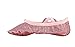 MSMAX Ballet Shoes Wedding Party Dance Flats for Girls Pink 10.5 M US Toddler
