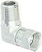 Eaton Aeroquip 2250-8-8S 90 Degree Male Pipe to JIC Swivel, JIC 37 Degree & NPT End Types, Carbon Steel, 1/2 JIC(f) x 1/2 NPT(m) End Size, 1/2