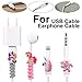 (Pack of 12) USB Cable Protector Animal Unicorn Mixed Designs for iPhone Samsung etc Android Phone Charger Cable Cord, Wire Saver for Earphones, Mouse, Keyboard etc