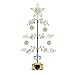HOHIYA Metal Ornament Display Tree Stand Rotating Hanger 24 Inch Wire Hook Hanging for Halloween Christmas Balls Bauble Decorations Gift Craft Tabletop Gold