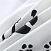 LemonTree Kids Panda Bedding Set - Child Soft Gray Comforter Cover - Cartoon White and Black Panda Pattern,Hypoallergenic,Microfiber,1 Duvet Cover+2 Pillowcases JUST Cover (Full/Queen, 03 Panda)