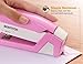 Bostitch Office InCourage Spring-Powered Compact Stapler, BCA Pink (1588), plastic-half strip