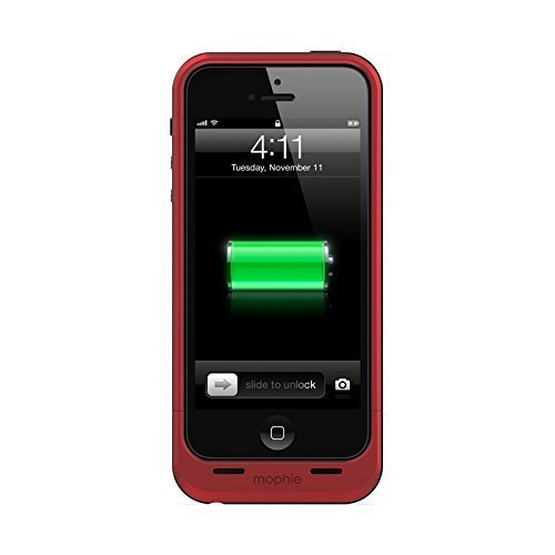 Mophie Juice Pack Air for Iphone 5/5s (1,700mah) - Red (Certified Refurbished)