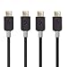 Cable Matters 2-Pack Slim Series USB C to USB C Cable with 60W Fast Charging in Black 6.6 Feet for Samsung Galaxy S20, S20+, S20 Ultra, Note 10, Note 10+, LG G8, V50, Google Pixel 4, and More