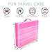 Life Made Better My Egg Crate Storage Organizer Compatible with The Hatchimals and Hatchimal Colleggtibles Brands - Durable Carrying Case for Mini Eggs, Easter Eggs & Speckled Eggs – Pink