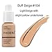 2PCS Matte Oil Control Concealer Foundation Cream,30ml Natural Moisturizing Highlighting Long Lasting Waterproof Matte Liquid Foundation
