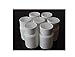 50PCS 30ml 1oz Empty Portable White Plastic Solid Powder Bottles Holder Storage Case Box Container