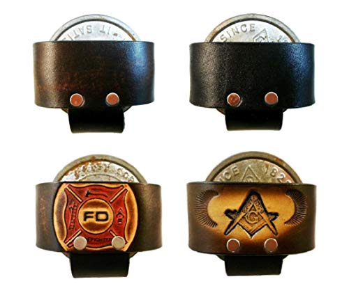 Leather Snuff Can Holder, Holster, Chewing Tobacco Case, Handcrafted, Many Tooled Designs
