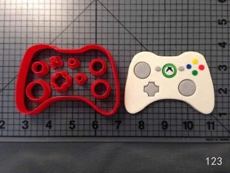 1 piece Custom Made 3D Printed Xbox Controller Fondant Cupcake Top Molds Cookie Cutters Set Cake Decoration Tools Cookie Molds