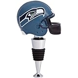 NFL Seattle Seahawks Football Helmet Design Collectible Wine Bottle Stopper (2.48