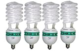 ALZO 85 watt CFL Photo Light Bulb 5500K - 120V - pack of 4-4250 Lumens- ALZO Joyous Light daylight pure white light