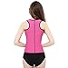 FeelinGirl Women's Vest Sport Girdle Waist Trainer Trimmer L,Large,Pink