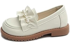 TANGDAO Little Girls School Uniform Loafer Flats Patent Leather Dress Shoes Oxford Slip On Platform Penny Round Toe Loafers for Toddler/Little Kid/Big Kid