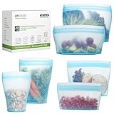 Zip Standing Reusable food container, silicone