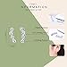 BISAER Paw Ear Crawler 925 Sterling Silver Stud Ear Climber, Cute Cuff Hook Earrings Hypoallergenic Earrings for Women Teen Girls Birthday Christmas Day Gifts