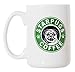 Artisan Owl Starpugs Mug Large 15 oz Double-Sided Tea and Coffee Cup - Funny Pug Dog Lover Gift, Microwave & Dishwasher Safe