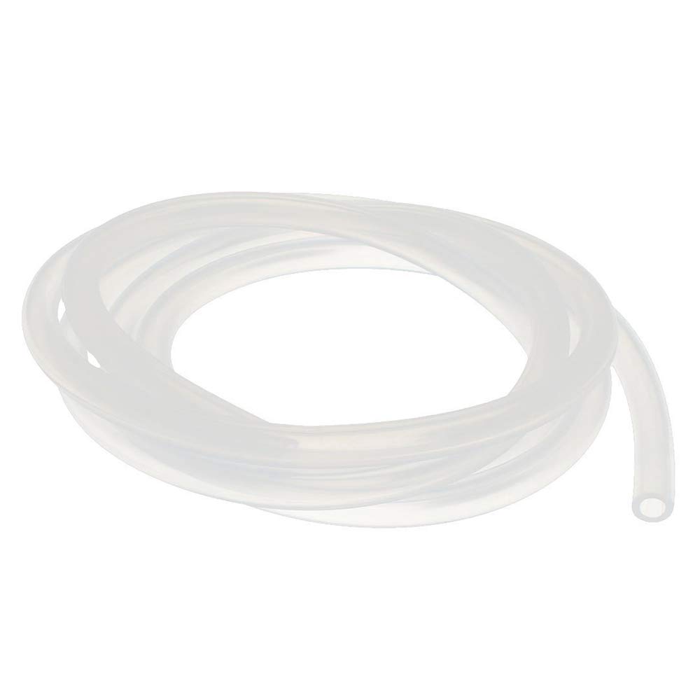 Yesallwas Silicone Tube 10mm X 14mm 2m 6.5ft Flexible Silicone Rubber Tubing Water Air Hose Pipe for Pump Transfer (10X14mm 2M)