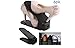 Shoe Slots Space Saver, Closet Shoe Slotz Organizer, Double Storage Rack Holder, Set of 6, Black